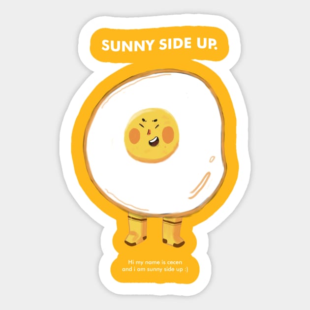 sunny side up Sticker by ICanSee